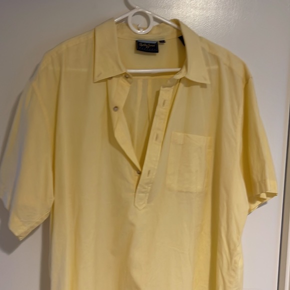 Bobby jones xxl golf shirt yellow short sleeve button down - Picture 2 of 11